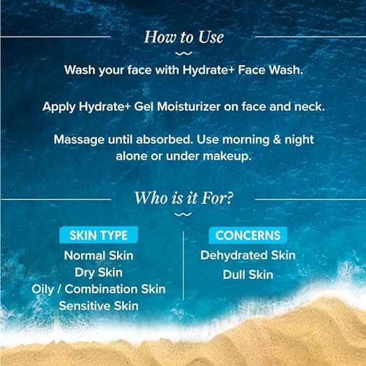 AQUALOGICA Hydrate+ Gel Face Moisturiser - 100g - Image 6