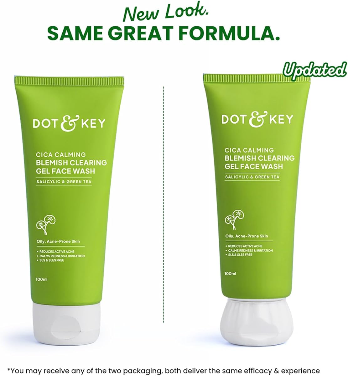 Dot & Key Cica 2% Salicylic Acid Face Wash with Green Tea - 100ml - Image 7