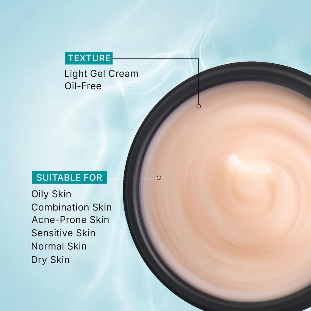 Pilgrim Face Moisturiser with Korean Rice Water - 100g Gel, Hyaluronic Acids, Niacinamide, Ceramides - Image 6
