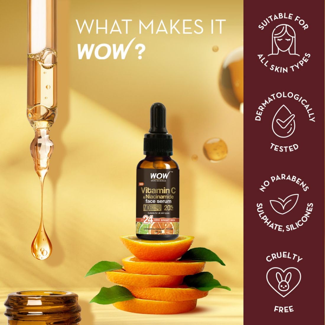 Wow Skin Science Vitamin C Face Serum 30ml - Image 6