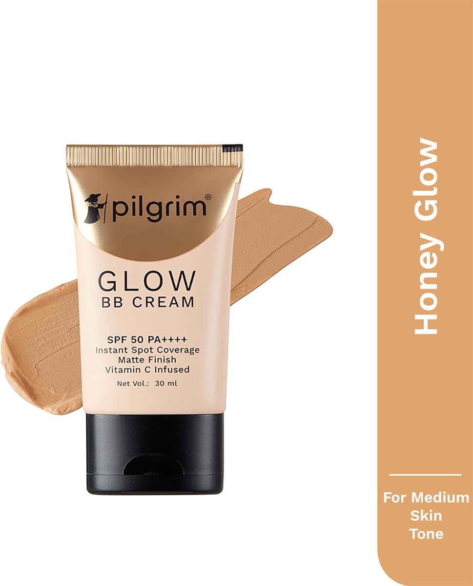 Pilgrim Honey Glow 3-In-1 BB Cream with SPF 50, Niacinamide & Vitamin C - 30g - Image 2