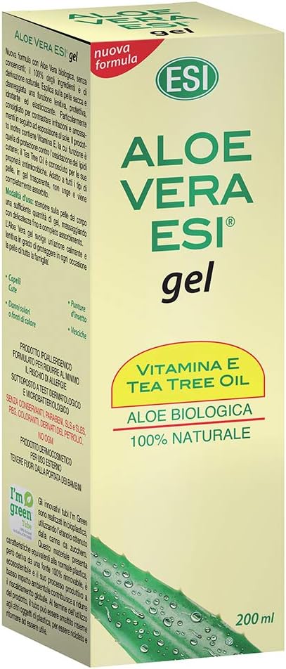 ESI Aloe Vera Gel with Vitamin E and Tea Tree Oil - 200ml - Image 2