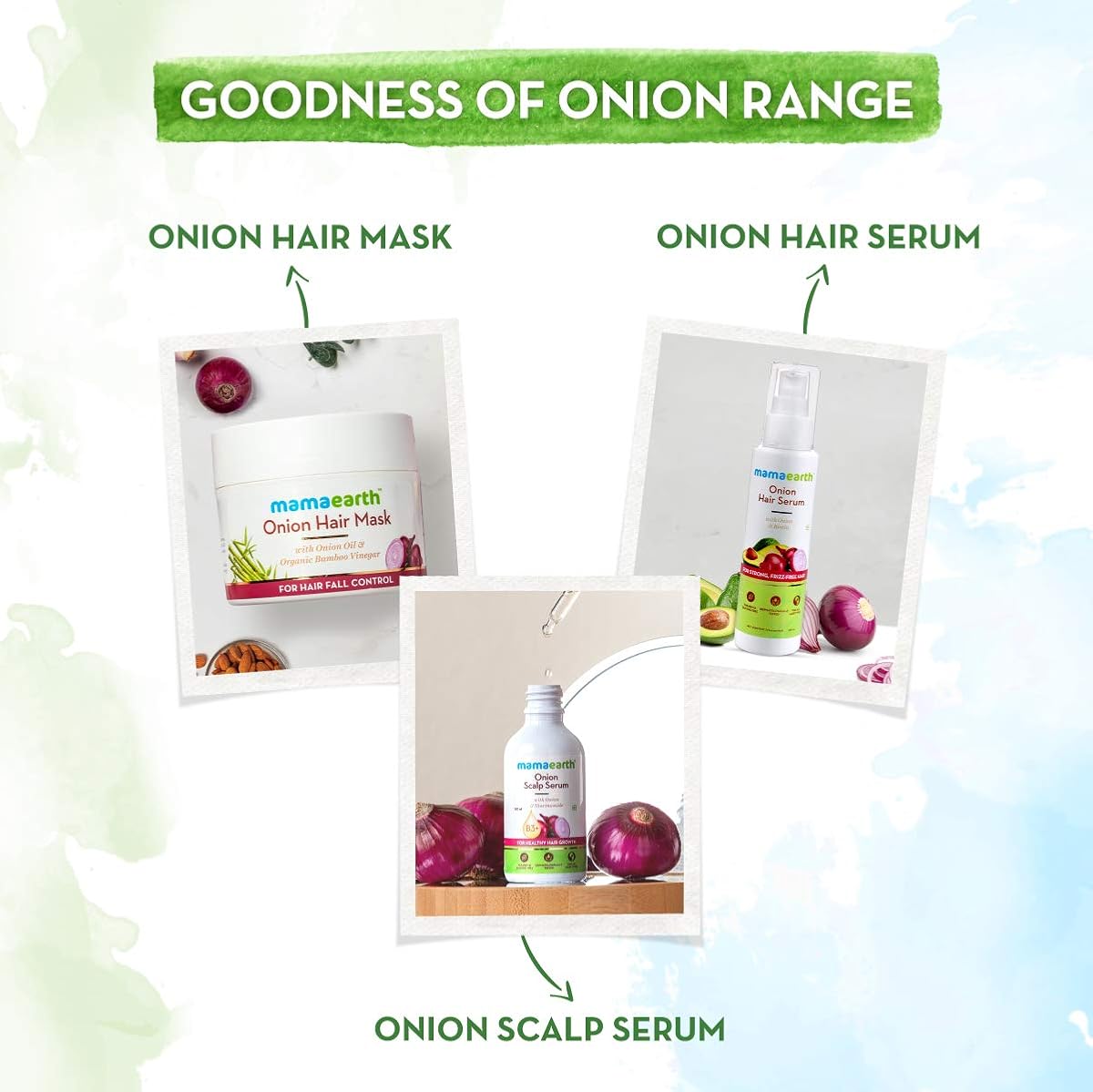 Mamaearth Onion Hair Oil & Shampoo Set - Reduces Hair Fall, 425ml - Image 6