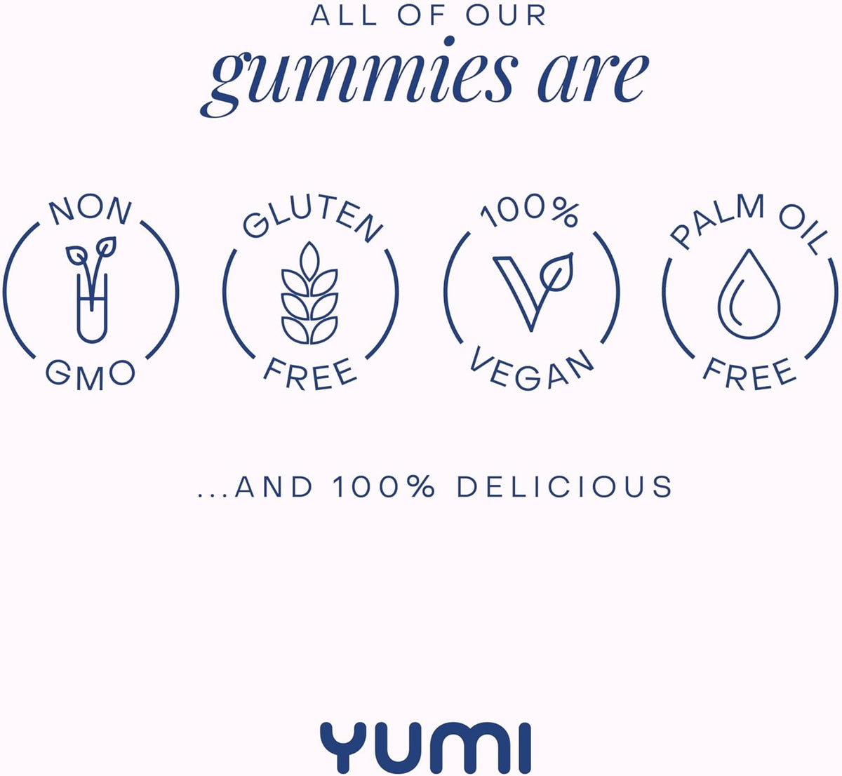 Yumi Hair, Skin & Nails Gummies - Biotin, Mixed Berries, 60 Count - Image 7