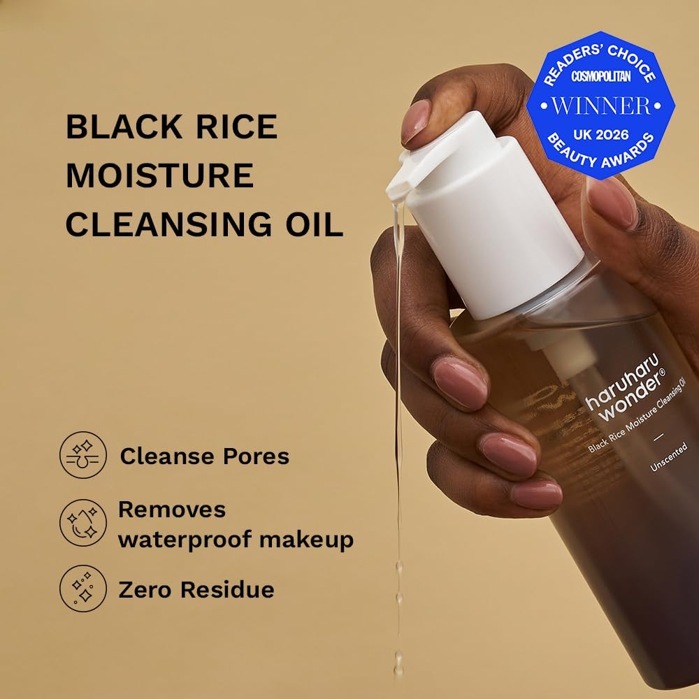 Haruharu Wonder Black Rice Moisture Deep Cleansing Oil, 150ml - Image 2