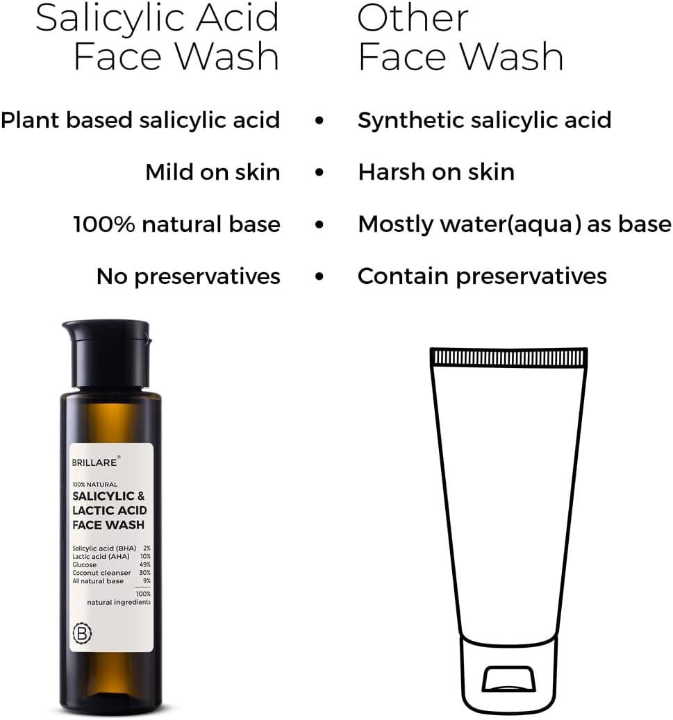 Brillaire Salicylic & Lactic Acid Face Wash - 100ml - Image 3
