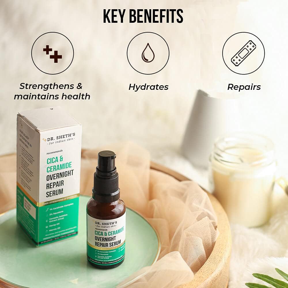 Dr. Sheth's Centella and Niacinamide Face Serum 30ml - Image 3