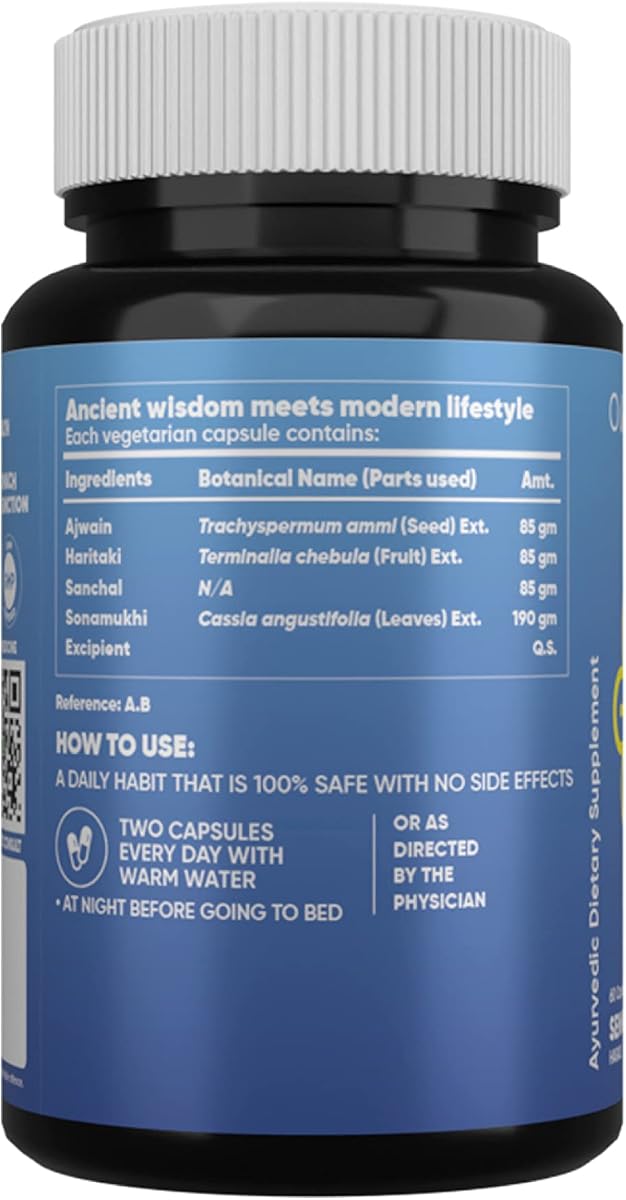 Aadar Re-LAX Capsule - Gut Health & Probiotics with Senna, 60 Capsules - Image 2