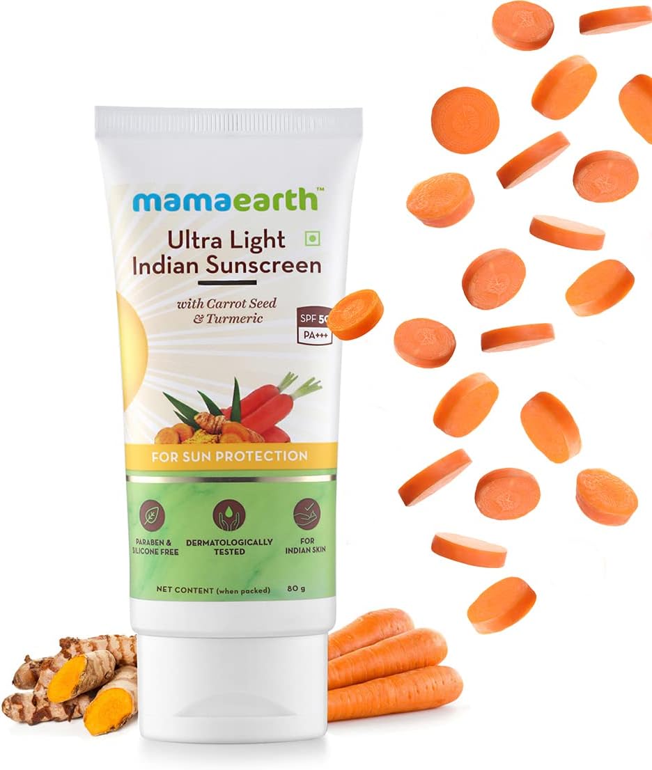 Mamaearth Ultra Light Indian Sunscreen SPF50 PA+++ - 25ml - Image 2