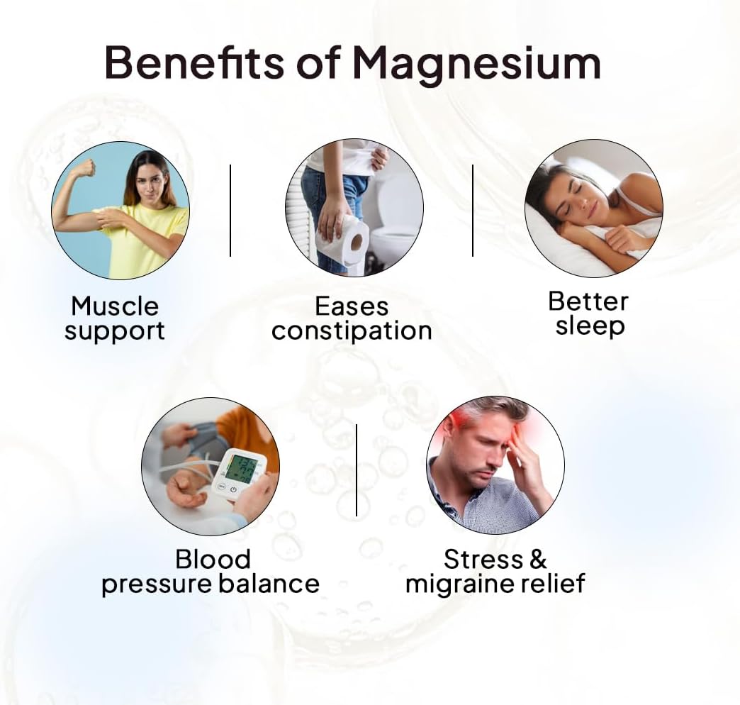Miduty Chelated Magnesium Bisglycinate with Vitamin B6 - High Absorption 60 Veg Capsules - Image 3