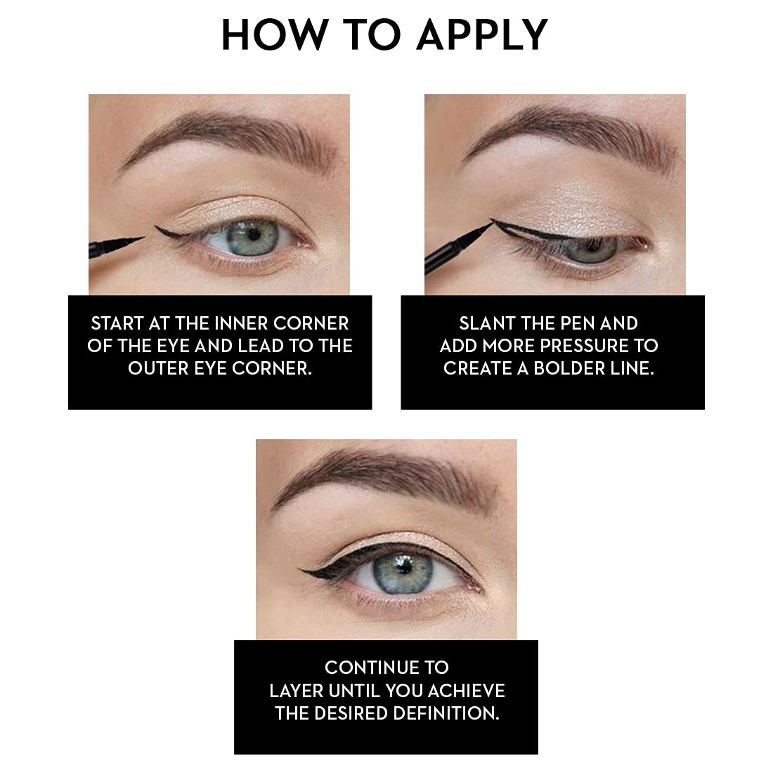 Sugar Cosmetics Waterproof Eyeliner - 01 I'll Be Black, 1.2g - Image 6