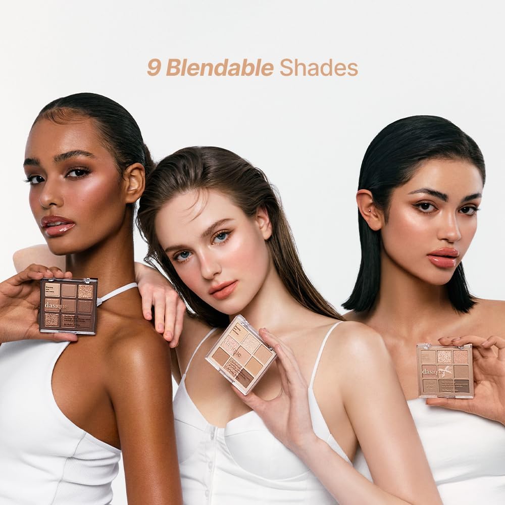 Dasique Shadow Palette #15 Beige Knit - Smooth Matte & Pearl - 9.2g - Image 2