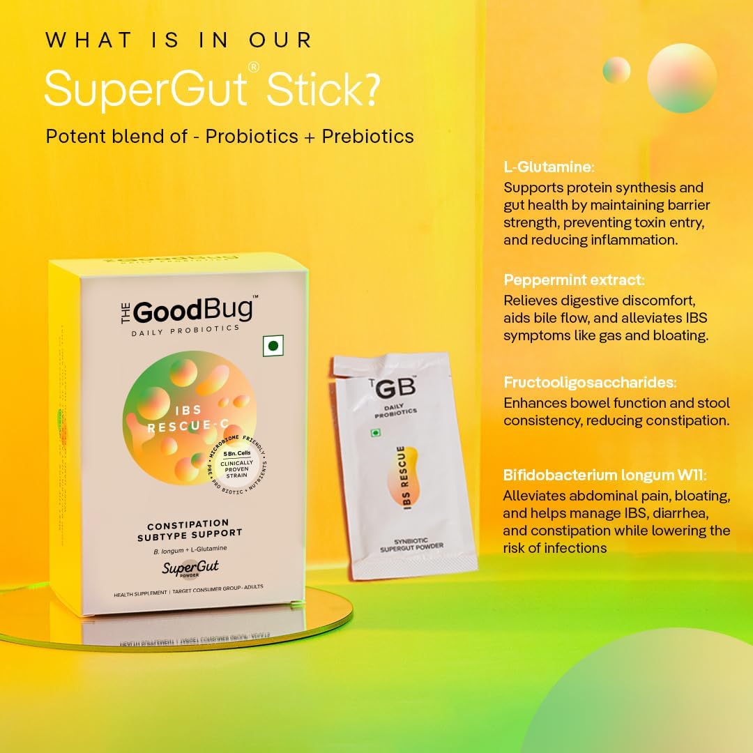 The Good Bug IBS Rescue C Synbiotic SuperGut Powder - 15 Day Pack - Image 3