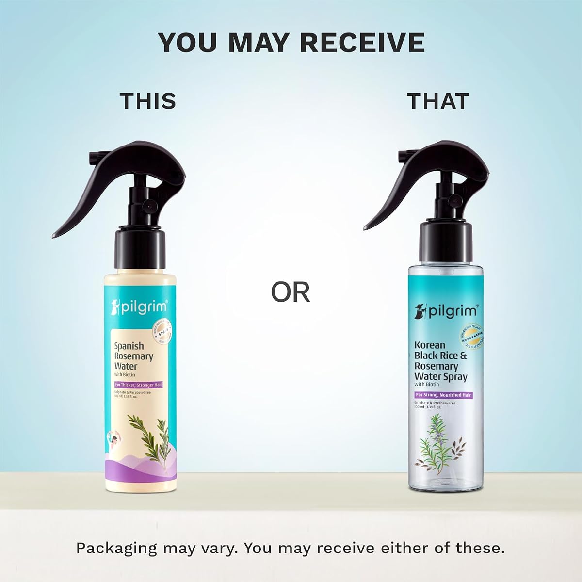 Pilgrim Hair Treatment Spray with Rosemary & Biotin - 100ml - Image 3