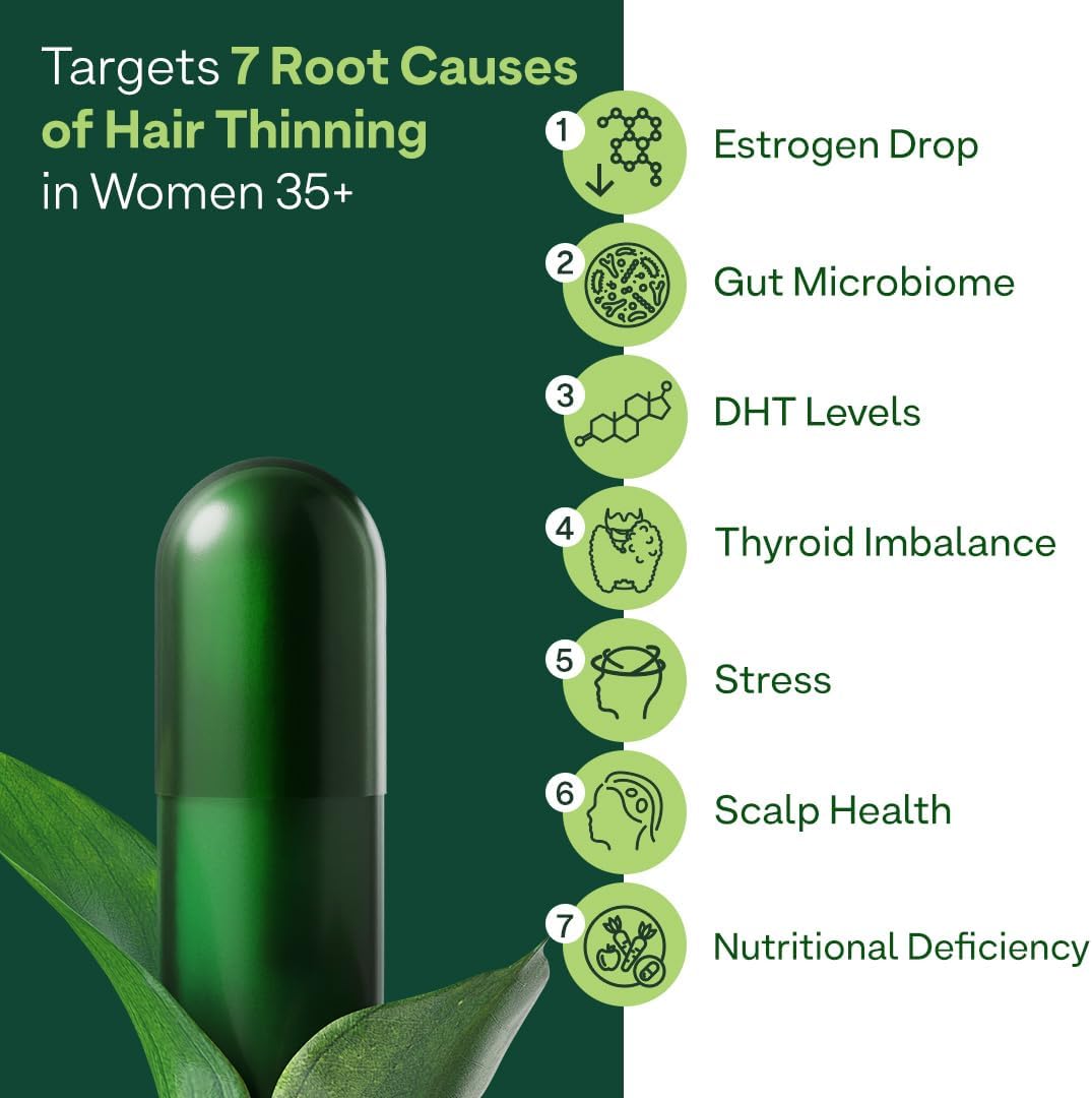 Oziva Advanced Hair Growth Actives - 90 Capsules - Image 4