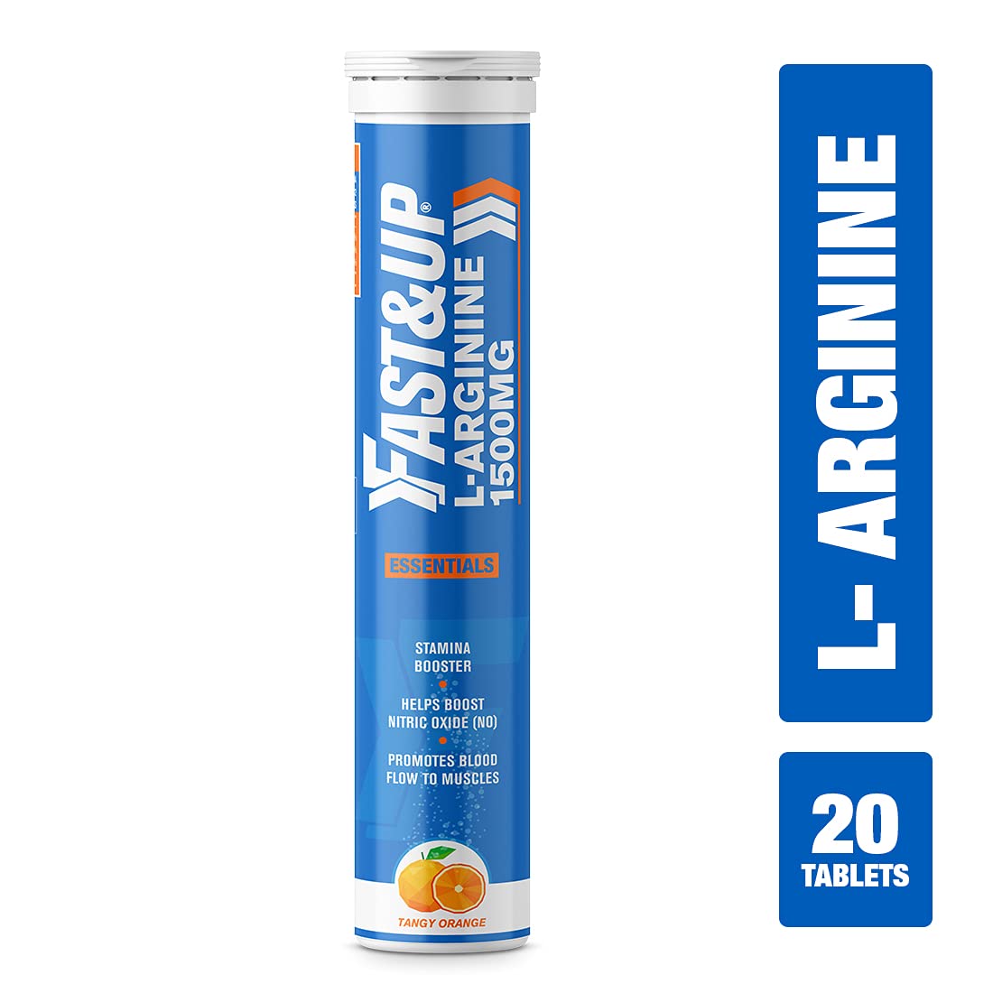 Fast & Up L-Arginine Supplement - Boosts Stamina & Nitric Oxide - Orange Flavour - Image 2