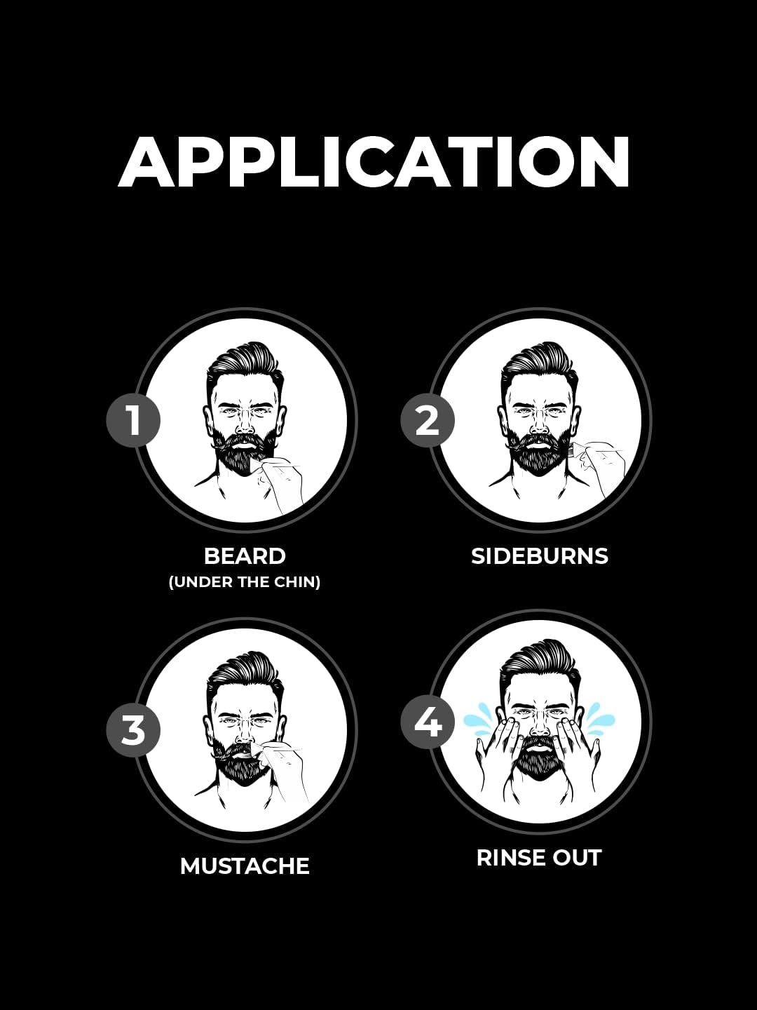 Beardo Beard Colour Black - Hair Colour & Styling, 60ml - Image 7