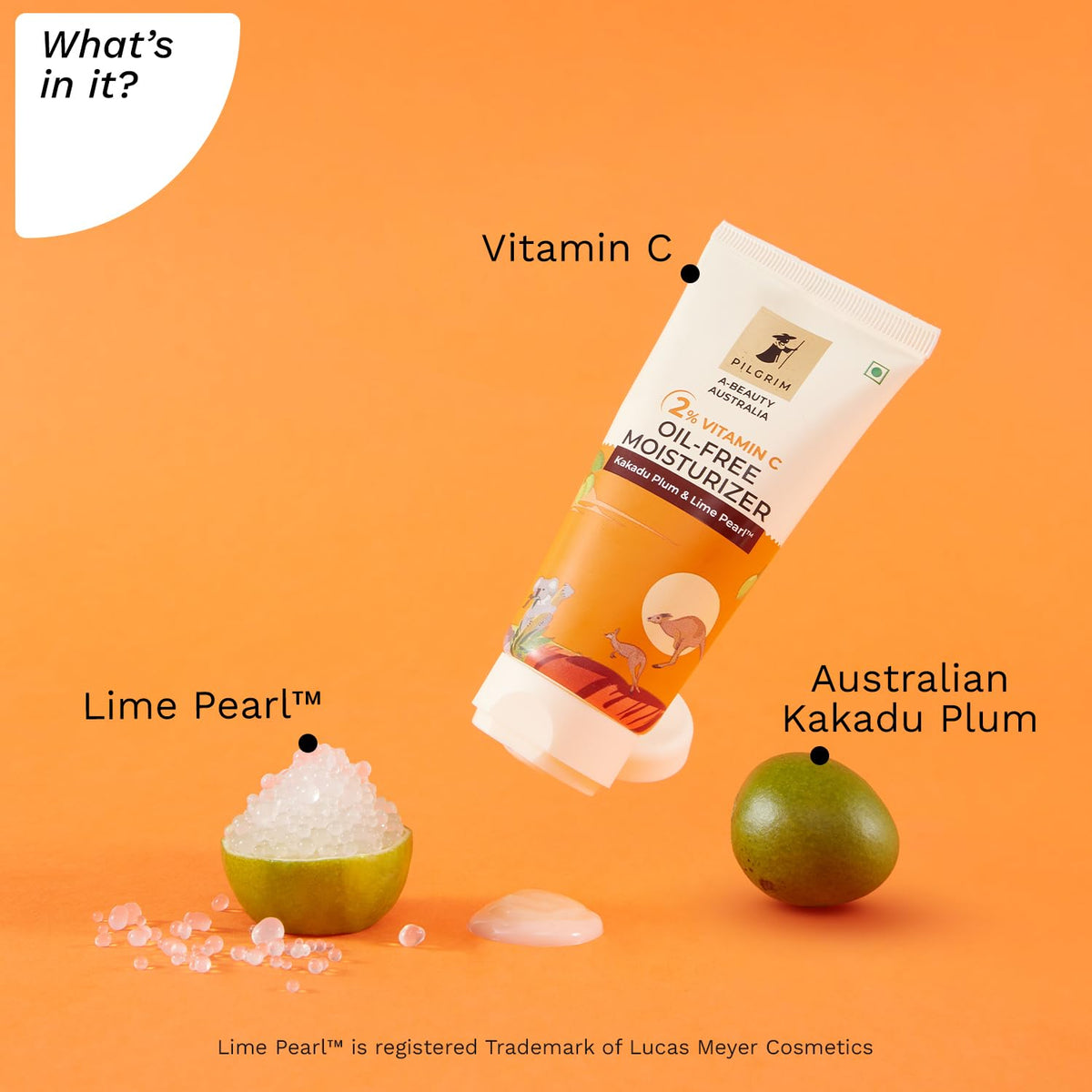 Pilgrim Vitamin C Oil-Free Moisturizer with Kakadu Plum & Lime Pearl - 50gm - Image 4