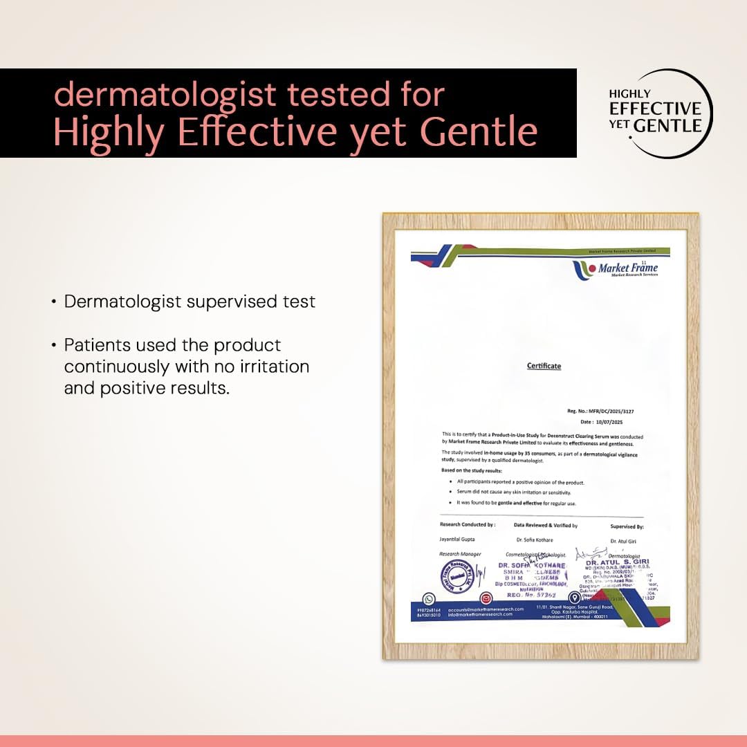 Deconstruct Clearing Serum - 5% Niacinamide & 2% Alpha Arbutin - 20ml - Image 5