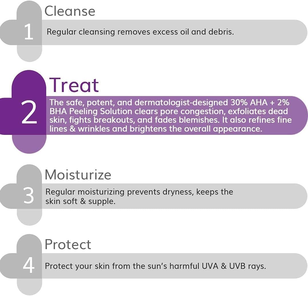 The Derma Co AHA + BHA Face Peeling Solution - 30ml - Image 4