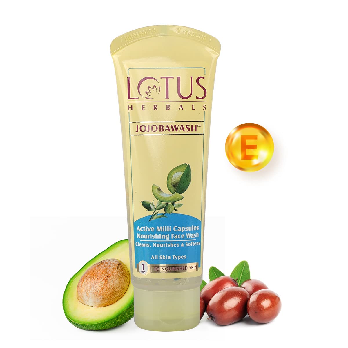 Lotus Herbal Face Wash with Jojobawash Active Capsules - 120 gm