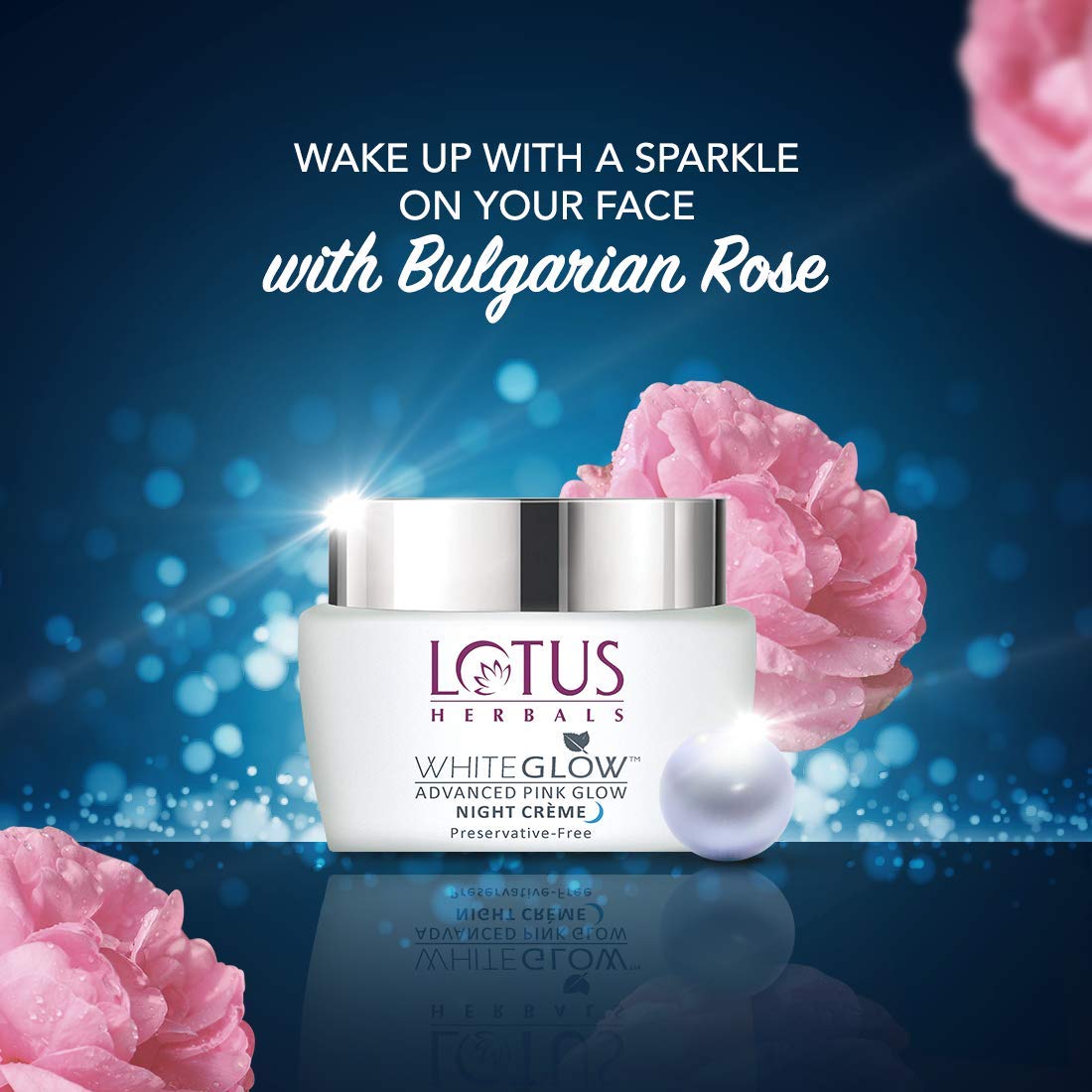 Lotus Whiteglow Advance Pink Glow Night Creme - 50gm - Image 2