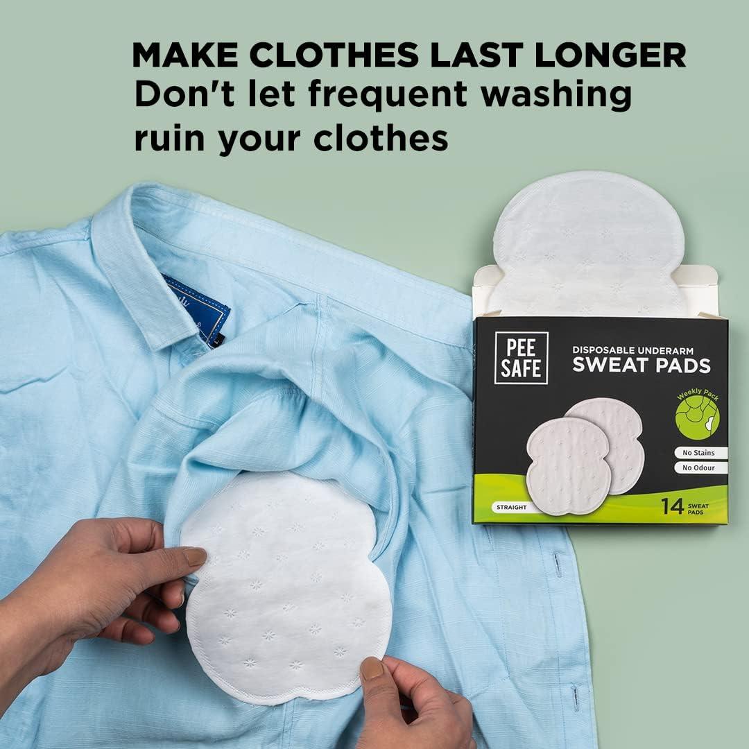 Pee Safe Sweat Pads Straight - Body Care - Pack of 14 - Image 4