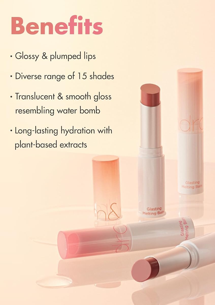 Rom&Nd Glasting Melting Balm 06 Kaya Fig - Vegan Lip Balm - Image 3