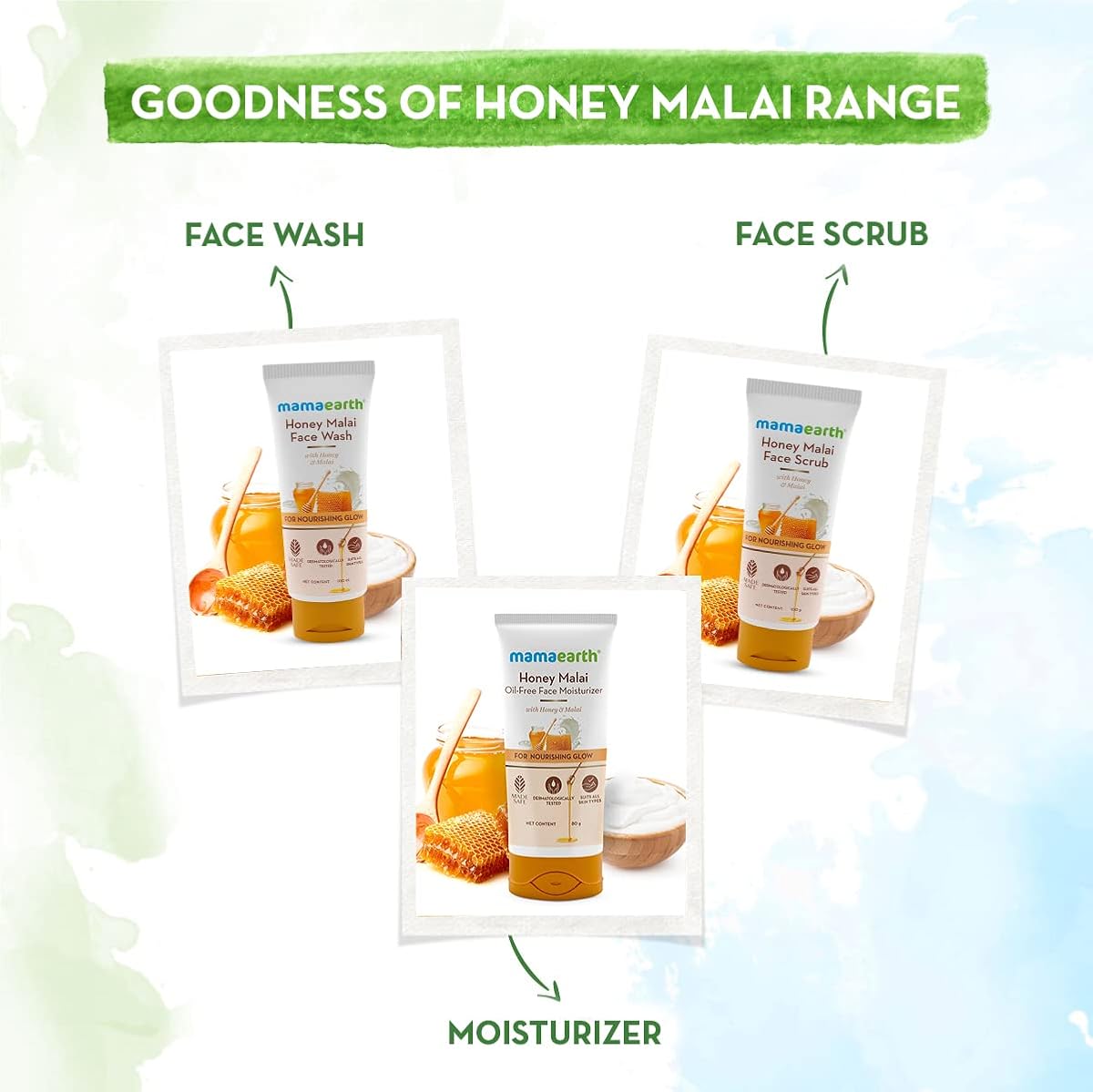 Mamaearth Honey Malai Face Wash - Honey & Malai Enriched Cleanser, 100 ml - Image 6