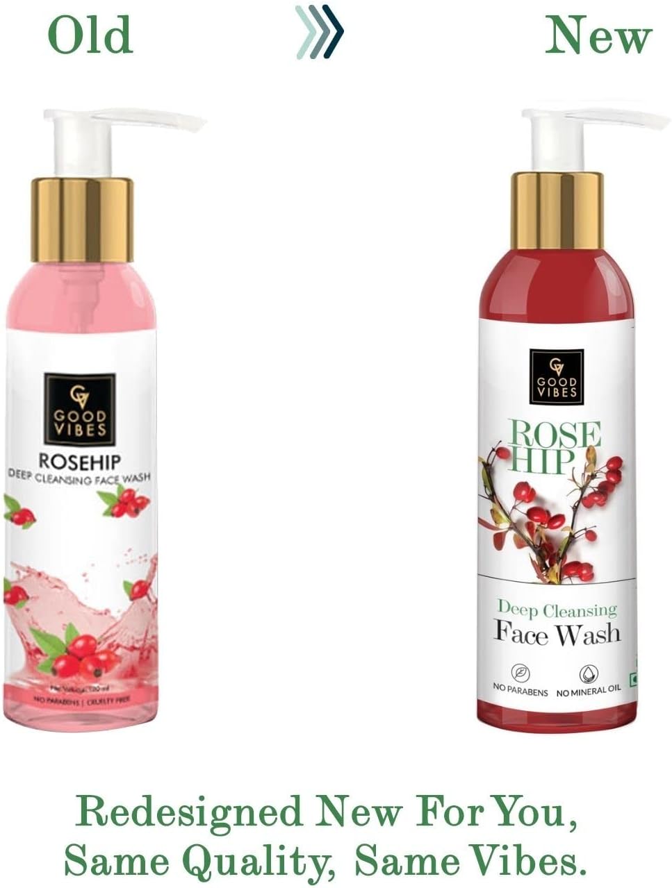 Good Vibes Rosehip Deep Cleansing Face Wash - 120 ml - Image 2