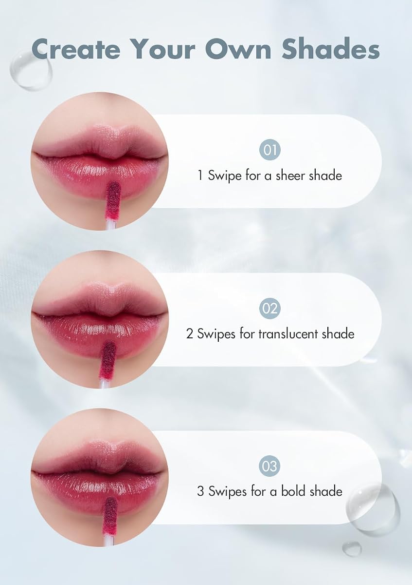 Rom&Nd Dewy·Ful Water Tint - Murmur Pink - Hydrating Colour Cosmetic, 1 Unit - Image 6