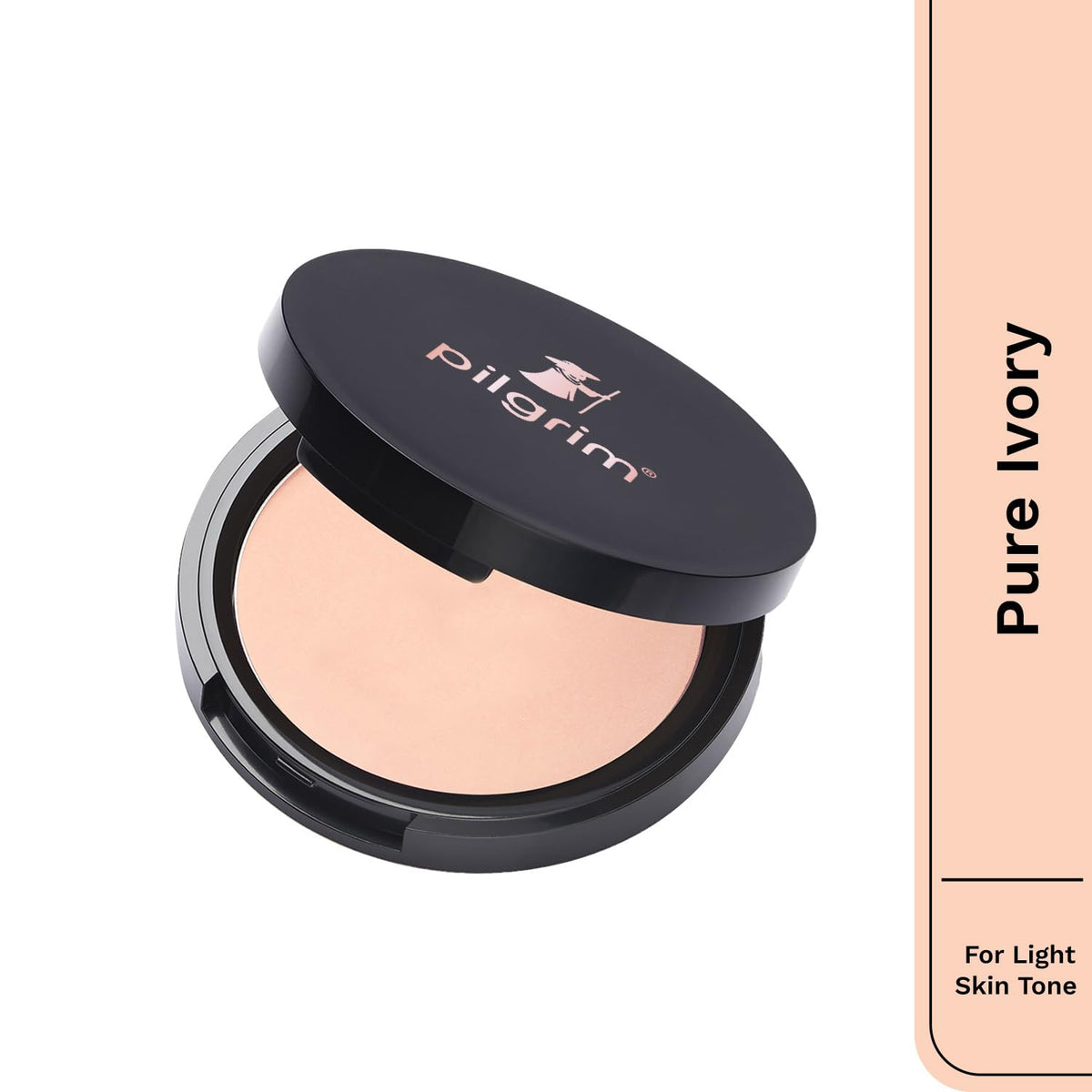 Pilgrim Pure Ivory Matte Compact Powder - Oil Absorbing, Radiant Finish - Image 2