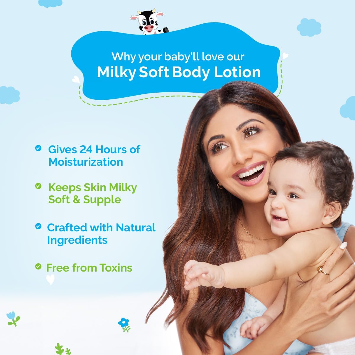 Mamaearth Milky Soft Body Lotion with Oats, Milk & Calendula - 400 ml - Image 4