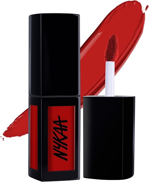 Nykaa Matte To Last Liquid Lipstick MumTaj13 - Long-Lasting Colour, 13ml