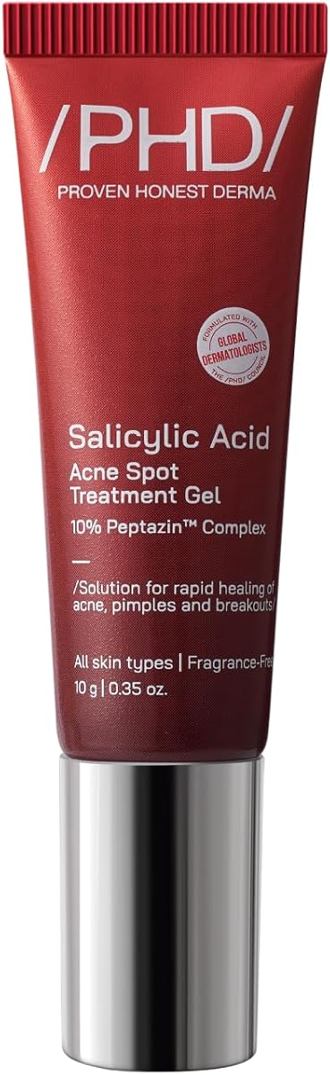 PHD Salicylic Acid Acne Spot Treatment Gel with Peptazin Complex - 10g