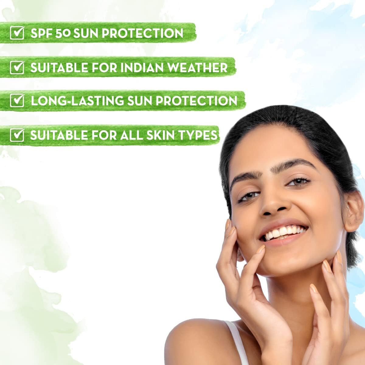 Mamaearth Ultra Light Indian Sunscreen SPF50 PA+++ - 25ml - Image 3