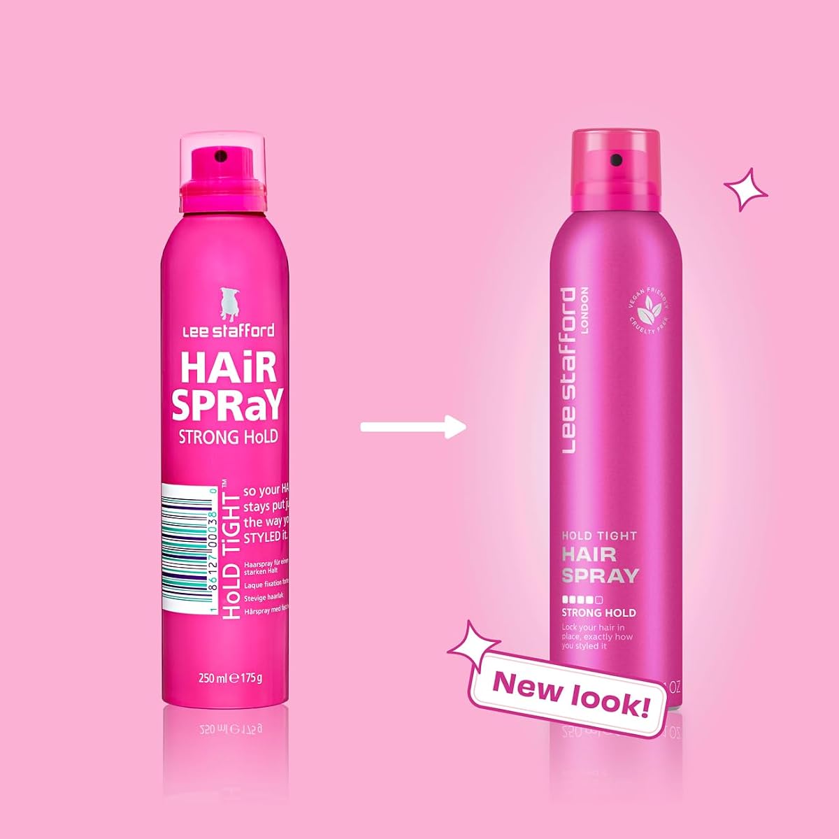 Lee Stafford Hair Spray Strong Hold, No Stiffness - 250ml - Image 3