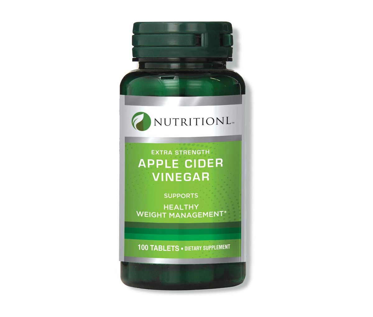 Nutritionl Apple Cider Vinegar Extra Strength 100 Tablets