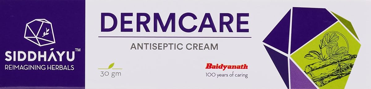 Siddhayu Dermcare Antiseptic Cream for Wounds & Burns - 30g - Image 4