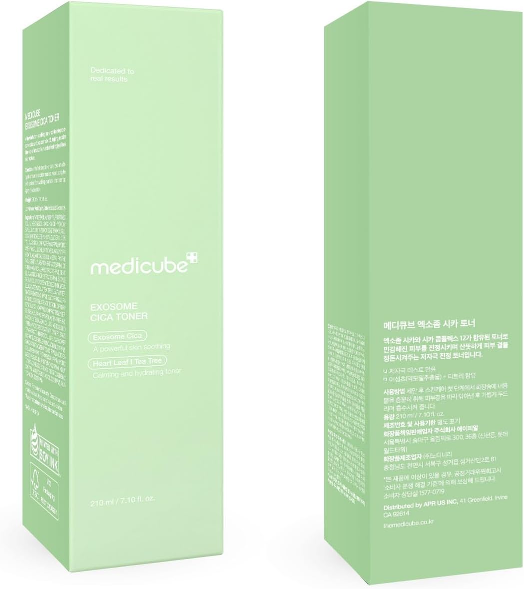 Medicube Exosome Cica Toner - Low Irritation, Sebum Care, 210ml - Image 8