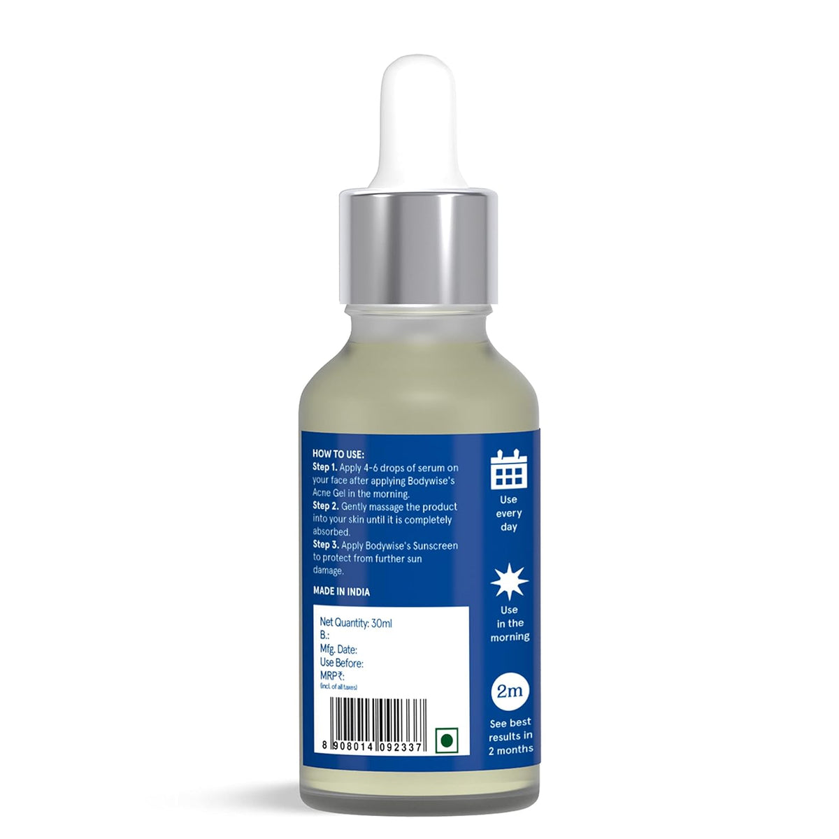 Be Bodywise 10% Niacinamide with 1% Zinc PCA Face Serum - 30ml - Image 2