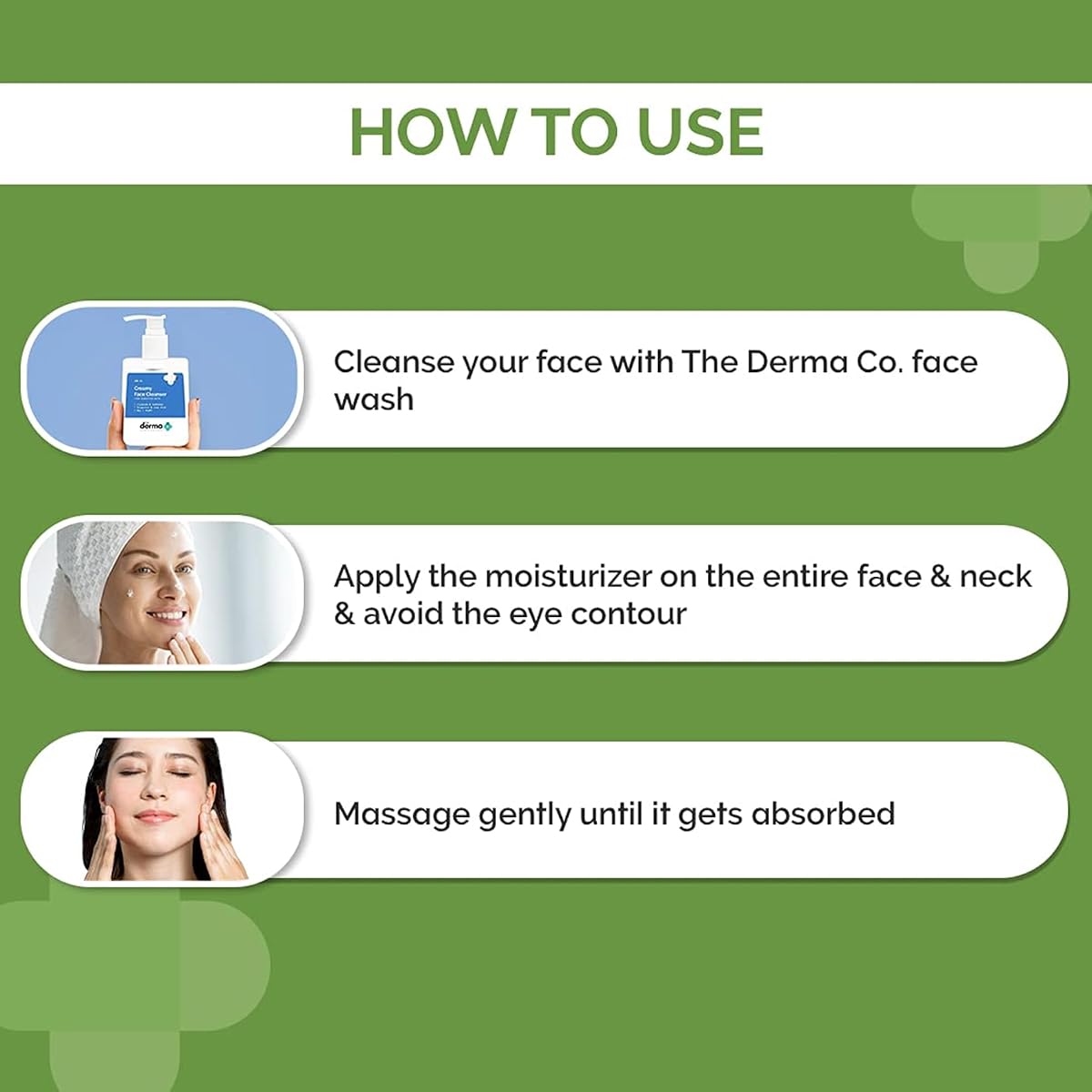 The Derma Co Face Moisturiser with 3% Vitamin E & Lactic Acid - 100g - Image 5