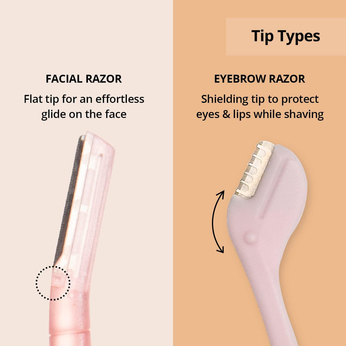 Carmesi Facial Razor for Women - Pack of 3 - Image 4