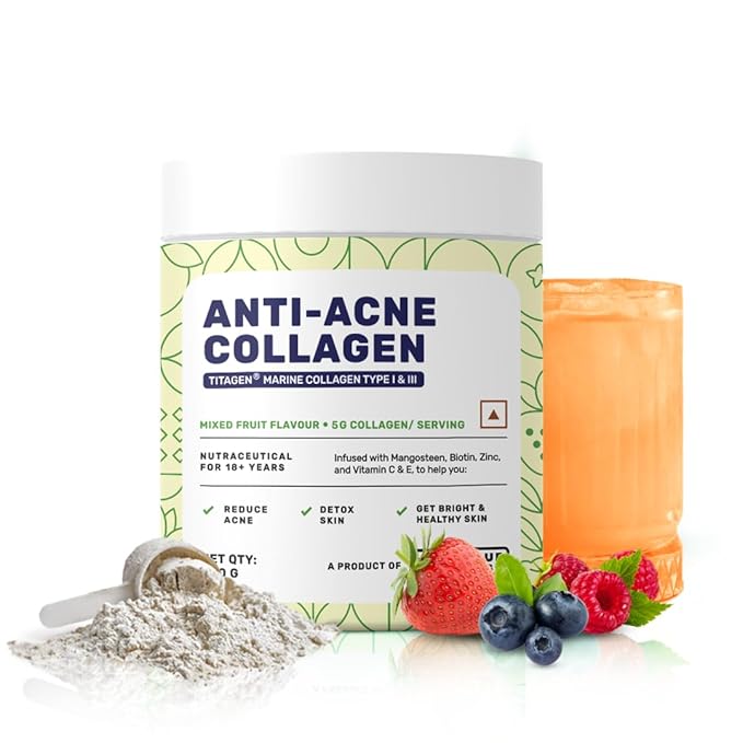 What's Up Anti Acne Collagen - Mixed Fruit Flavour, 200g