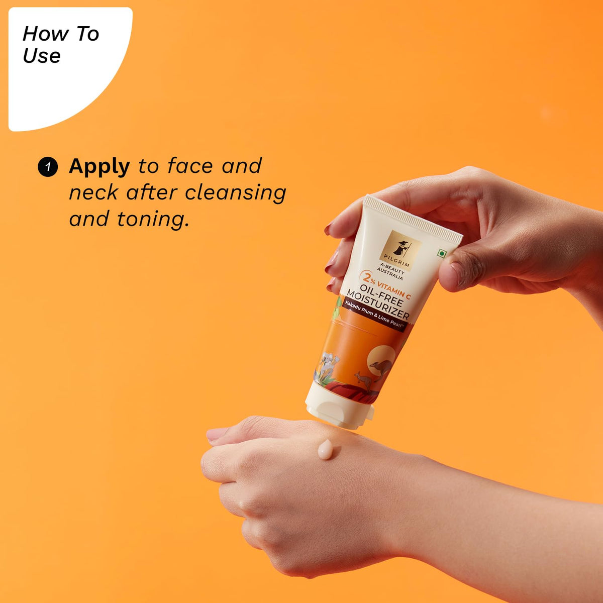 Pilgrim Vitamin C Oil-Free Moisturizer with Kakadu Plum & Lime Pearl - 50gm - Image 5