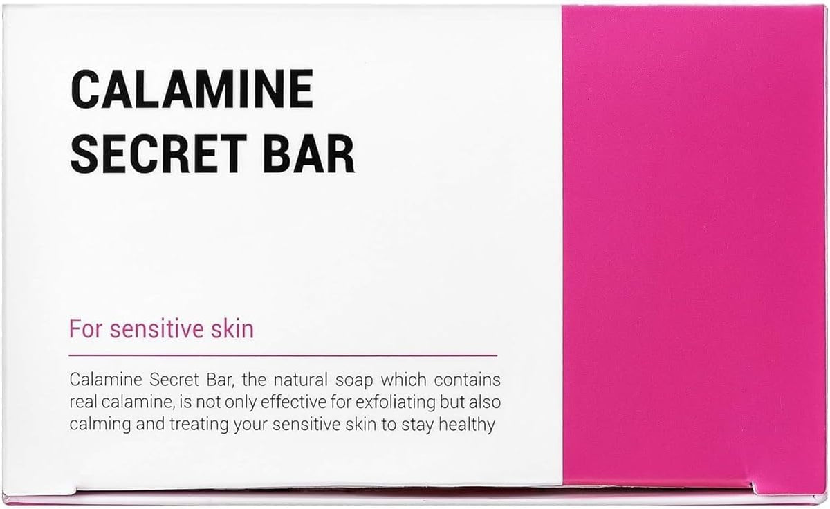 K-SECRET SEOUL 1988 Calamine Secret Bar, Body Care Soap, 100g