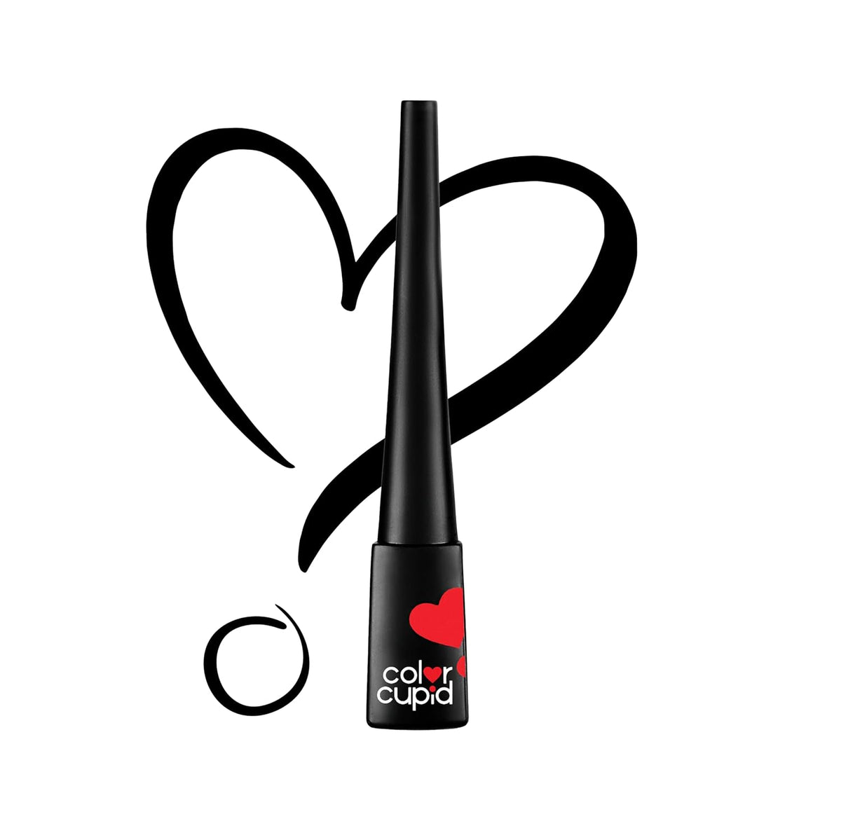 Color Cupid Black Eyeliner E01 - Precise Liquid Liner, 3.5ml