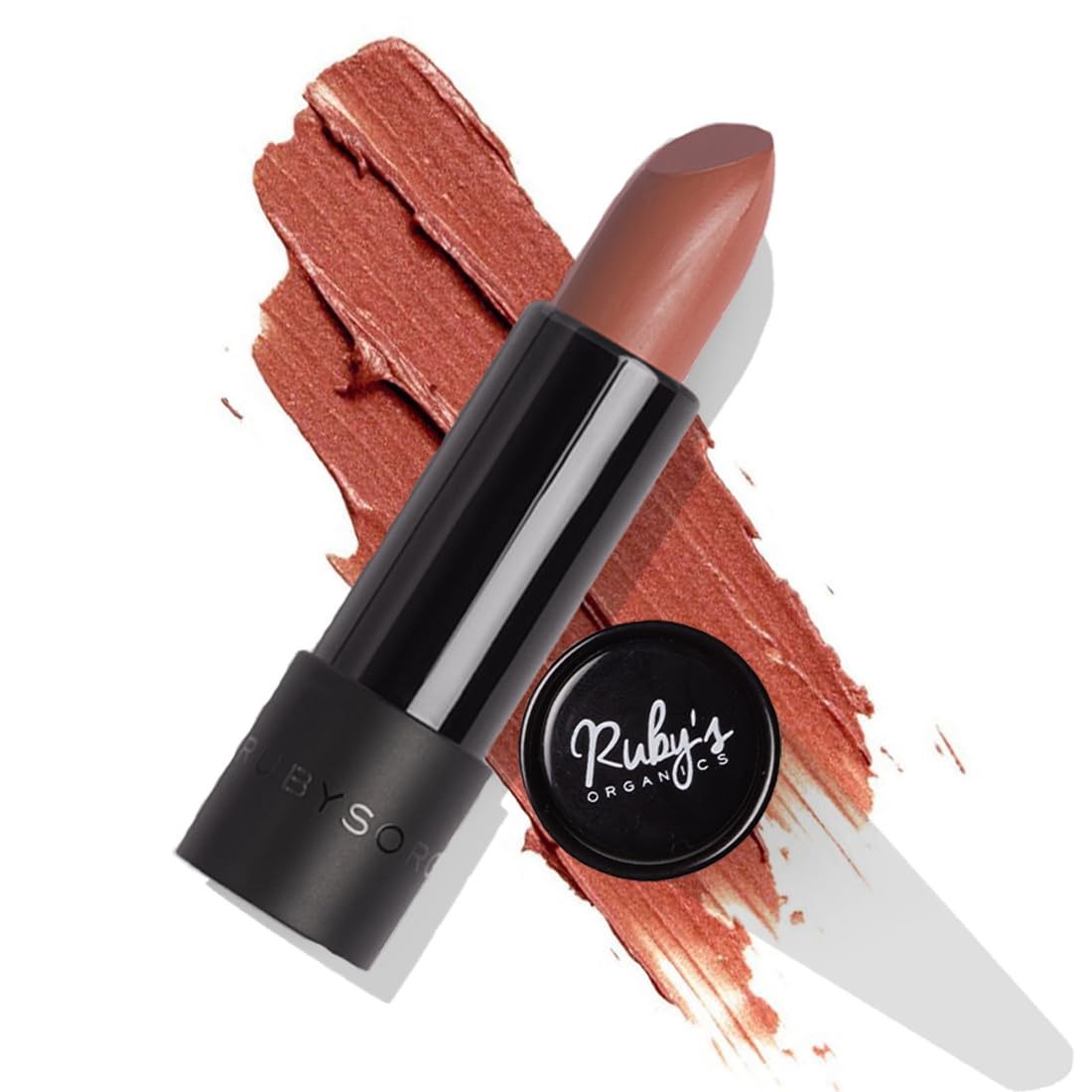 Ruby's Organics Cocoa Lipstick - Rich Colour, 3.7g