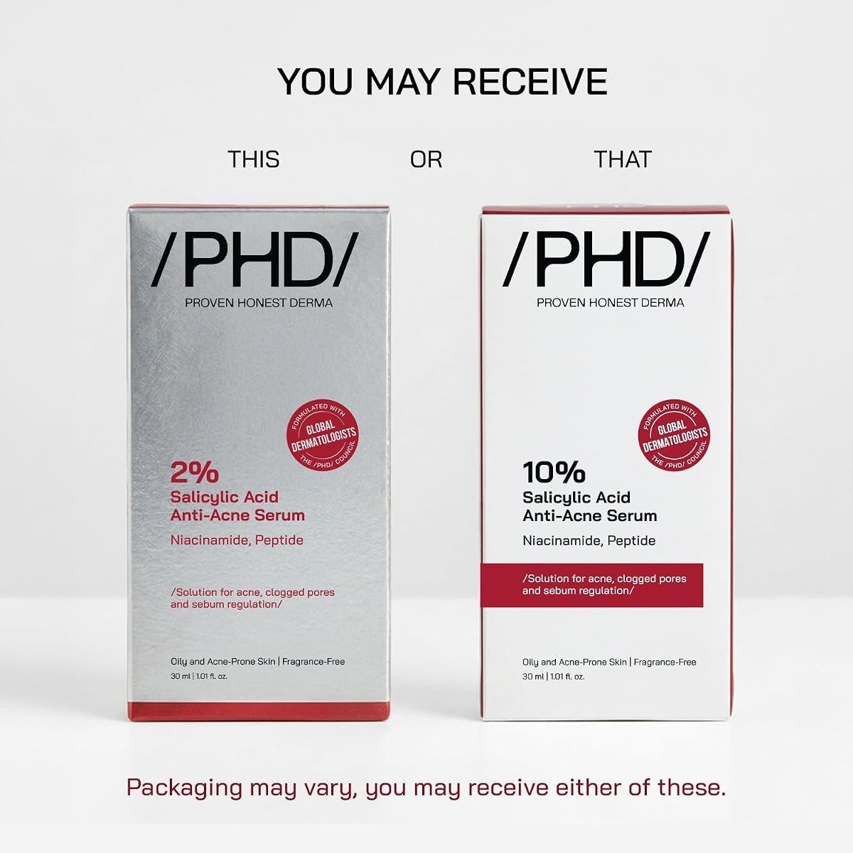 PHD 2% Salicylic Acid Anti-Acne Face Serum with Niacinamide & Peptides - 30ml - Image 2