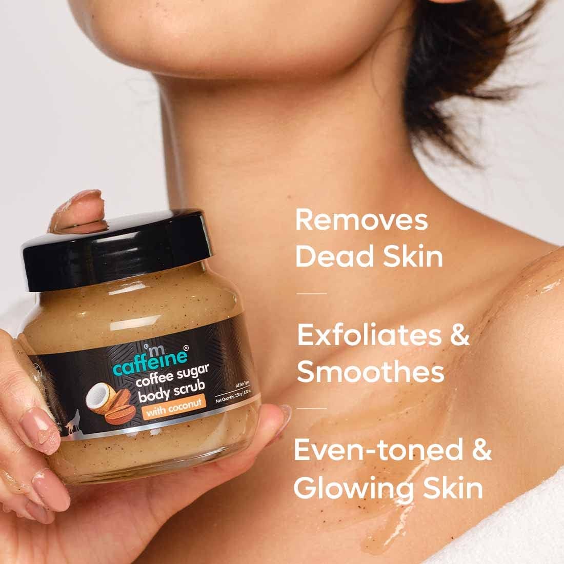 mCaffeine Coffee Sugar Body Scrub with Coconut - 200g - Image 6